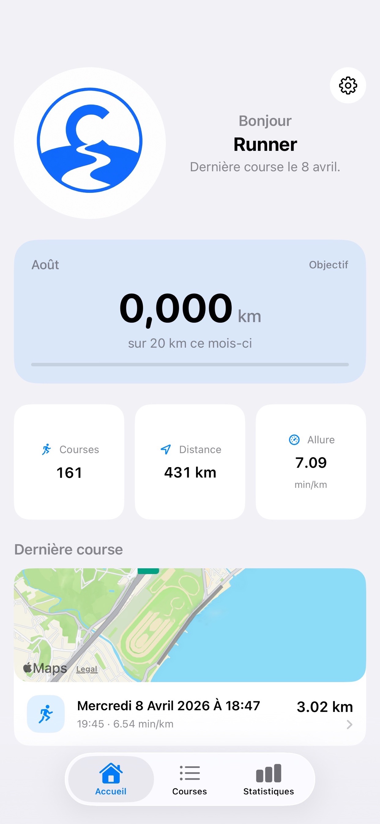 Accueil de Cursus en mode clair